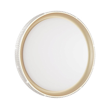 Св-к пластик/белый/золотистый LED 48Вт 3000-6000К D395 IP43 пульт ДУ SHINY SONEX