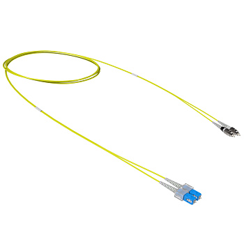 Оптический коммутационный шнур переходной Duplex SC-UPC/FC-UPC, 9/125 OS2, 1 м DKC