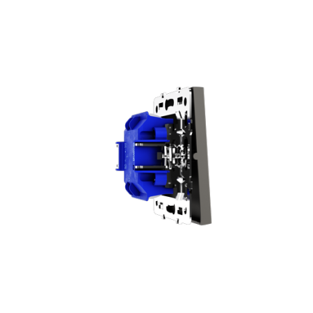 Выключатель встраиваемый Voltum S70 одноклавишный 10А, (кашемир)