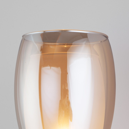 Настенный светильник со стеклянным плафоном 1*E14 15Вт золотой IP20 Cosmic (50285/1 золото) Eurosvet