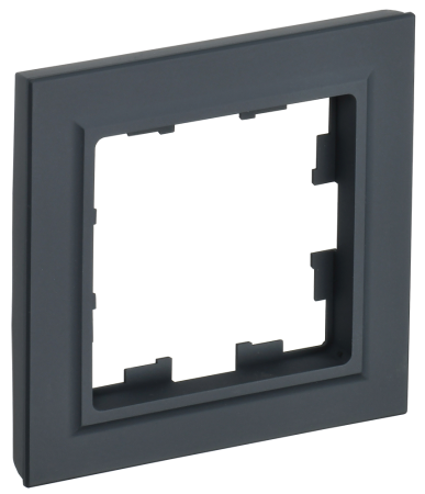 BRITE Рамка 1-местная РУ-1-БрГ графит IEK