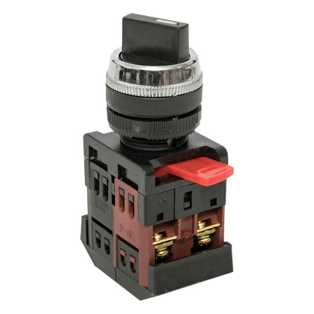 Переключатель АС-22 2P черный NO+NC PROxima EKF