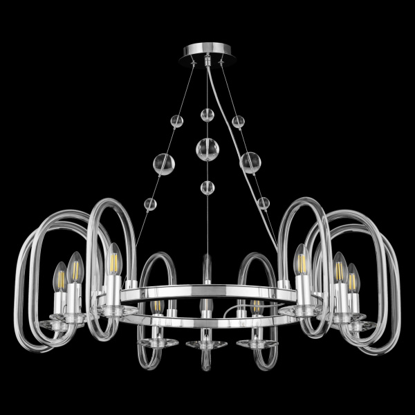 Люстра 9*E14 60Вт Хром IP20 Taro MOD026PL-09CH Maytoni