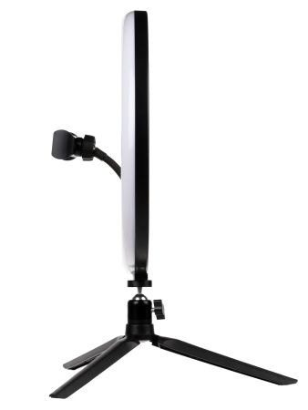 Лампа кольцевая светодиодная 30 см 16Вт 2700-6400 К+RGB штатив наст., диммер, ПДУ, USB TDM