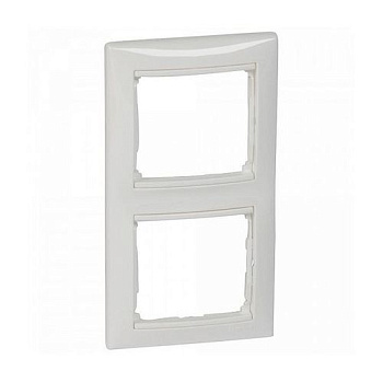 VALENA Рамка вертикальная 2 пост . белый IP20 Legrand