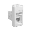 Телефонная розетка RJ-12 модульная, "Avanti", "Белое облако", 1 модуль DKC