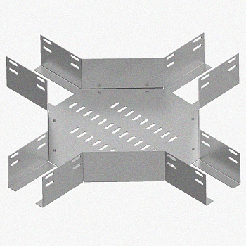 Лоток крестообразный перфорированный КМ 100х80 У3, окрашенный, S1,5
