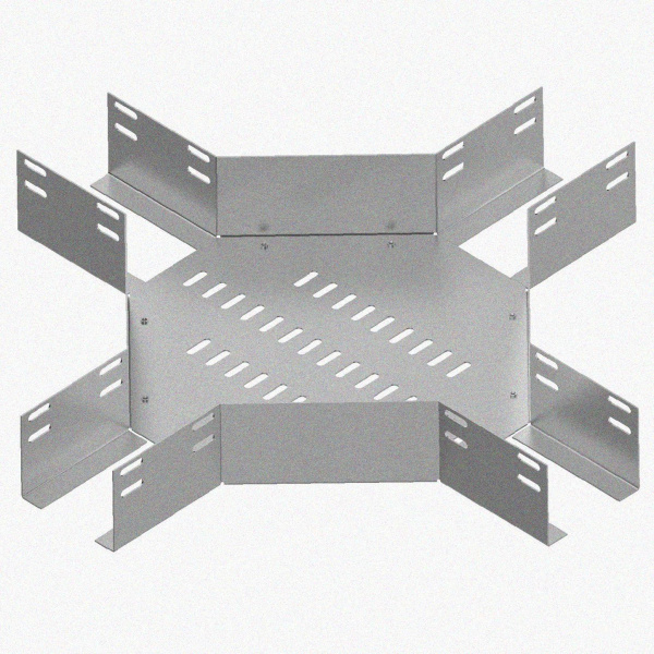 Лоток крестообразный перфорированный КМ 100х80 У3, окрашенный, S1,5
