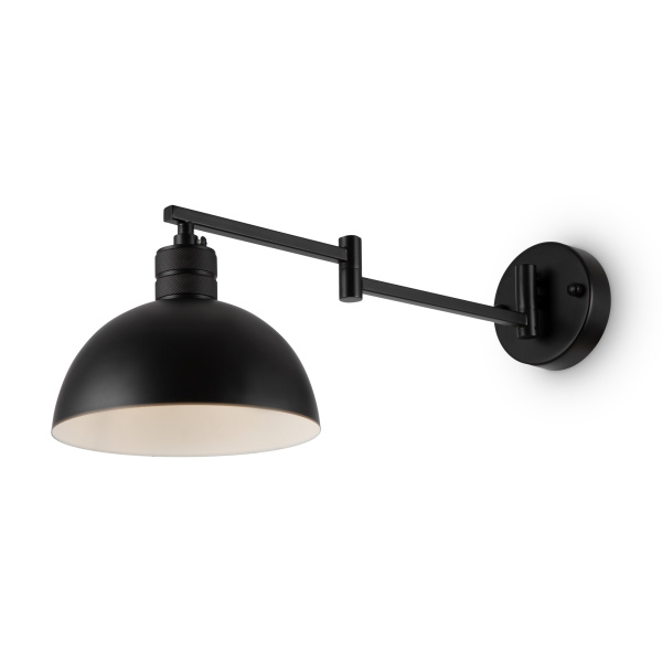 Настенный светильник (бра) 1*E14 60Вт Черный IP20 Cover FR5290WL-01B Freya