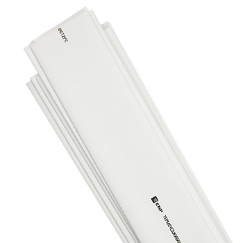 Термоусаживаемая трубка ТУТ нг 25/12,5 белая в отрезках по 1м PROxima EKF