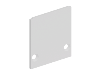 Donel Боковая глухая заглушка для профиля DN18506 Цвет:Белый матовый,RAL9003,Серия:DN8ALE