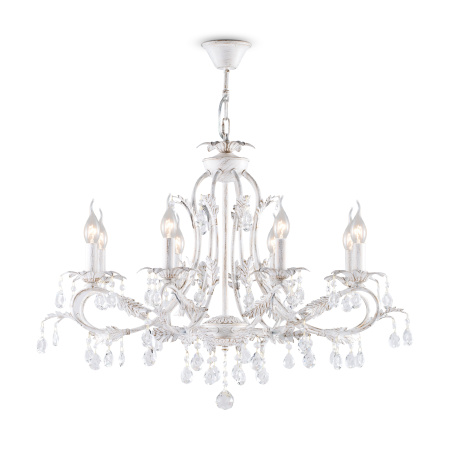 Люстра 8*E14 60Вт Белый с Золотом IP20 Dezi FR3040-PL-08-WG Freya