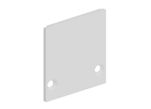 Donel Боковая глухая заглушка для профиля DN18506 Цвет:Белый матовый,RAL9003,Серия:DN8ALE