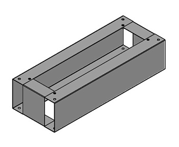 Цоколь 15,60,25 для ЩМПг "Гранит" IP66 EKF
