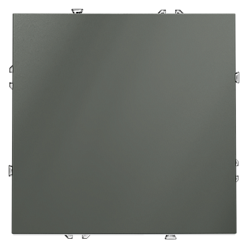 Выключатель встраиваемый Voltum S70 одноклавишный 10А, (титан)