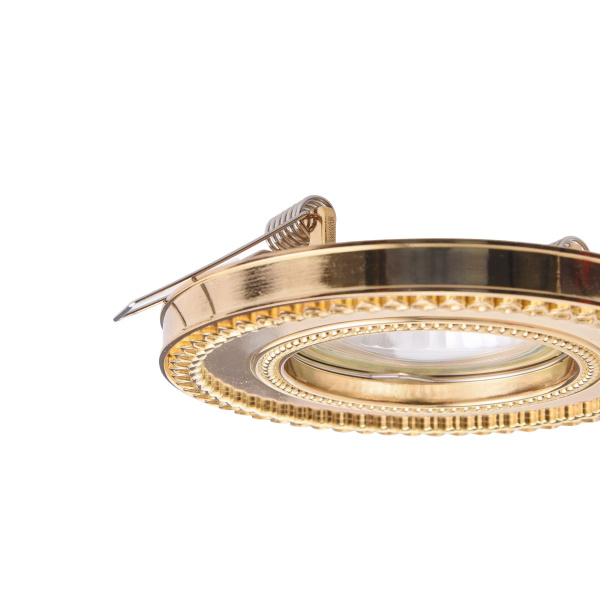 Встраиваемый светильник 1*GU10 50Вт Золото IP20 Metal Classic DL302-2-01-G Maytoni