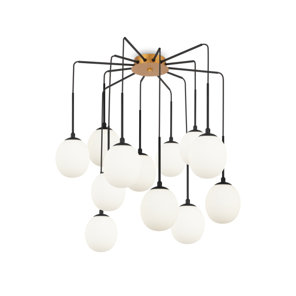 Подвесной светильник 12*G9 40Вт Золото IP20 Branch MOD176PL-12G Maytoni