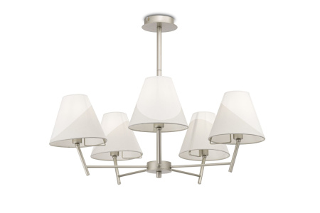 Люстра 5*E14 40Вт Серебро IP20 Vanessa FR5084PL-05G Freya