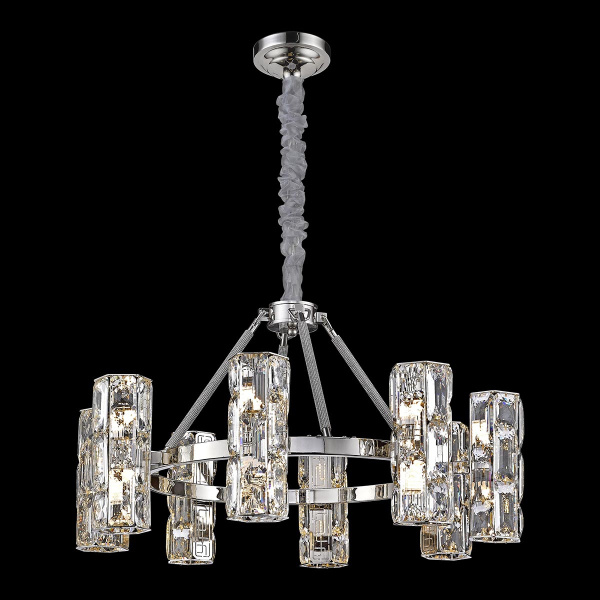 Светильник подвесной Никель/Прозрачный G4 16*5Вт WE156.16.103 WERTMARK