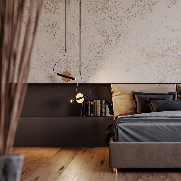 Подвесной светильник 1*LED 5Вт Латунь IP20 Enigma MOD150PL-L5BS3K Maytoni