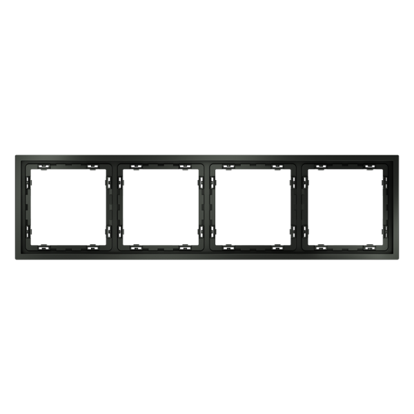 Рамка пластиковая Voltum S70 на 4 поста, (титан)