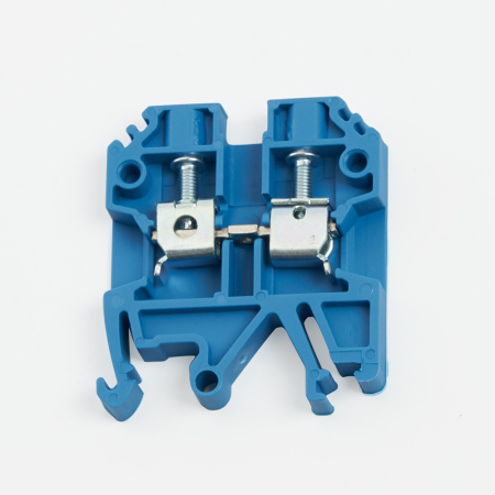 Зажим наборный изолированный (винтовой) ЗНИ - 10,0 (JXB10), синий, STEKKER, LD551-2-100