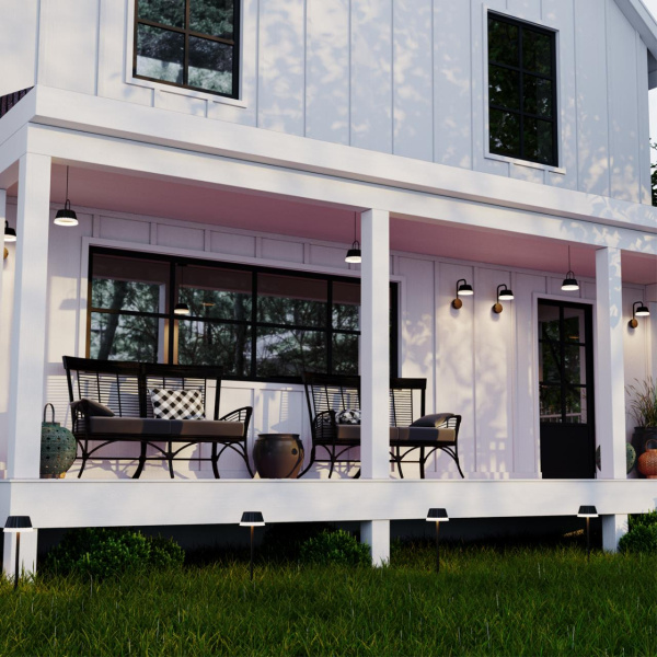 Ландшафтный подвесной св-к IP54 LED 4000K 10W 220V GONNA черный NOVOTECH