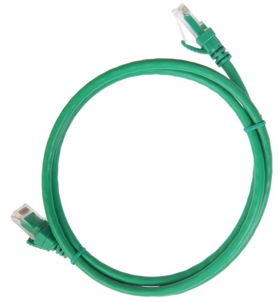 ITK Коммутационный шнур (патч-корд) кат.5E UTP 5м зеленый