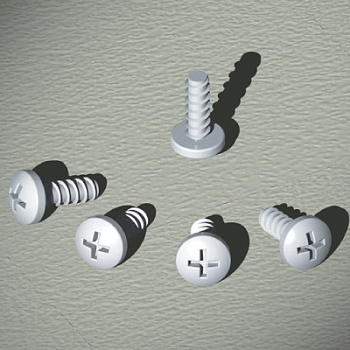 Винты самонарезающие, М4.8x12, 1 упаковка - 50 шт. DKC