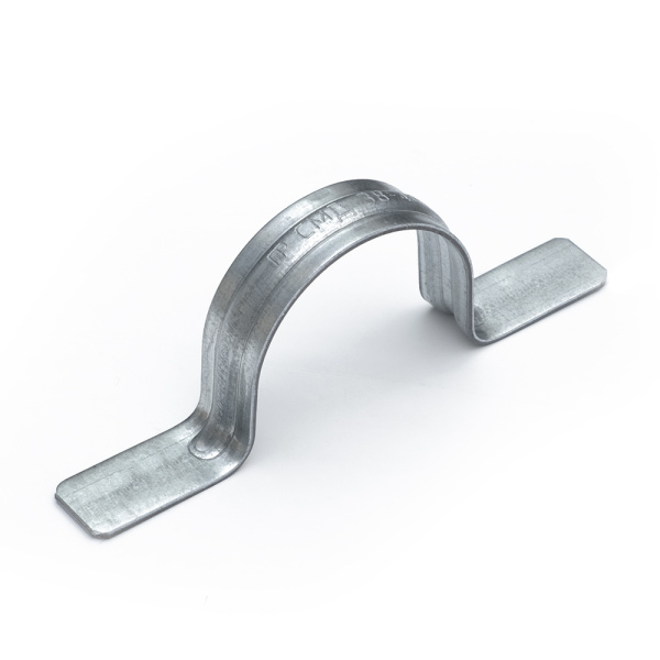 Скоба металлическая двухлапковая СМД d38-40 мм для монтажного пистолета (без отверстий) (50 шт/уп) Промрукав