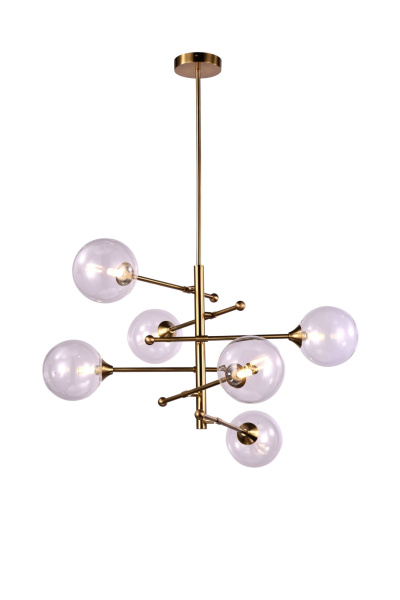 Люстра 6*G9 5Вт Латунь IP20 Maddison FR5115PL-06BZ Freya