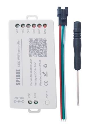 Контроллер Wi-fi с аудиорежимами SP108e 960пикс. 5-24V для адресной ленты Giant4