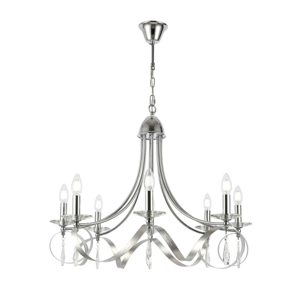 Светильник подвесной Хром E14 8*40Вт SLE120203-08 EVOLUCE