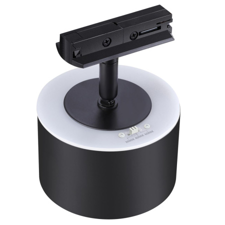 Св-к трековый с перекл.цв.темп.IP20 LED 3000К/4000К/6000К 12W вниз+3W вверх черный NOVOTECH