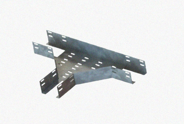 Лоток тройниковый перфорированный ОТ 75х50 УТ1,5, оцинкованный лист, S1,5