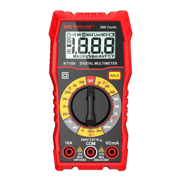 Мультиметр цифровой KT 108 "PROLINE" КВТ Мультиметр цифровой KT 108 "PROLINE" КВТ
