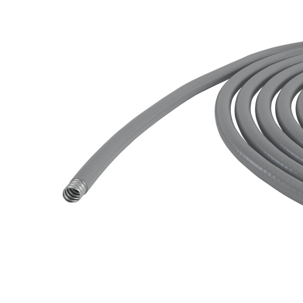 Металлорукав DN 20мм в гладкой EVA изоляции, Dвн 20,5 мм, Dнар 27,0, 50 м, цвет серый DKC