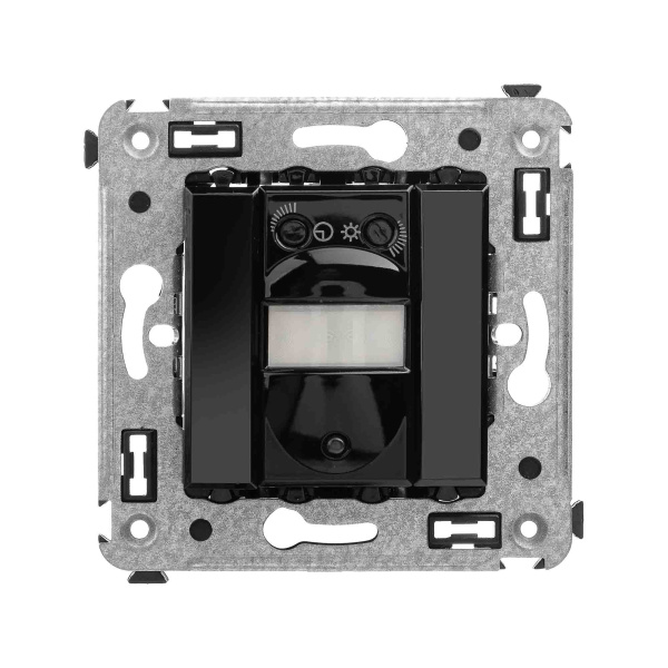 Датчик движения в стену, "Avanti", "Черный квадрат" DKC