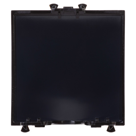 Вывод кабеля модульный "Avanti", "Черный квадрат", 2 модуля DKC