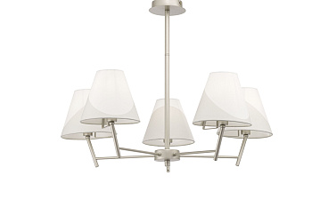 Люстра 5*E14 40Вт Серебро IP20 Vanessa FR5084PL-05G Freya
