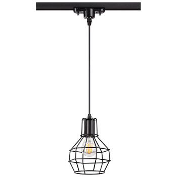 Св-к трековый однофазный IP20 E27 50W 220V ZELLE черный B NOVOTECH