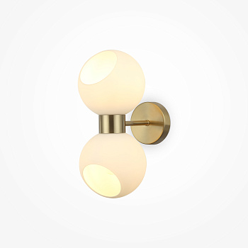 Настенный светильник (бра) 2*E27 60Вт Латунь IP20 Bony FR5394WL-02BS Freya