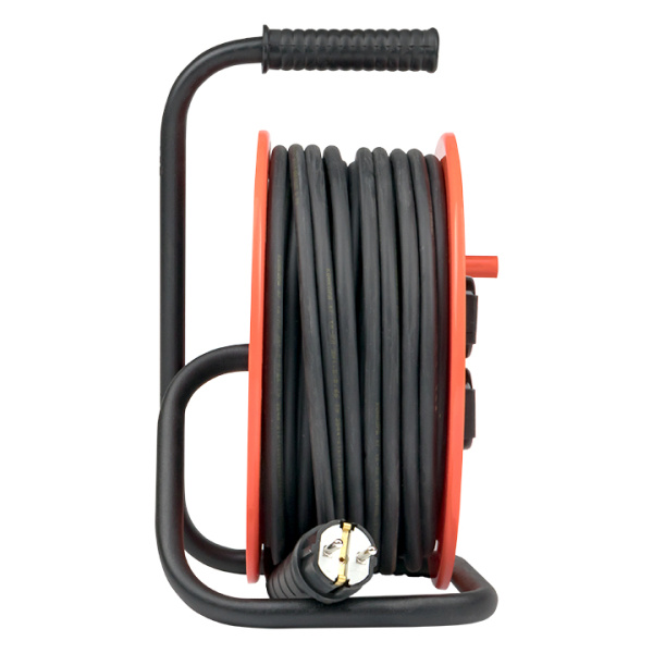 Удлинитель на катушке "Атлант 2,0" 4 гнезда 50м с заземлением ПВС 3*1,5 16А/3,5кВт IP44 PROxima EKF