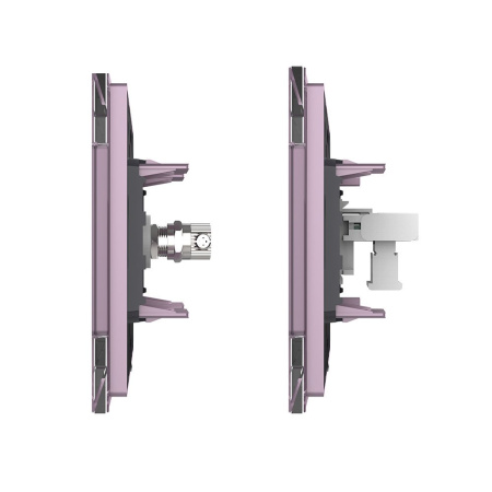 Розетка ТВ/ТЛФ Розовая Livolo