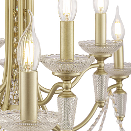 Люстра 7*E14 40Вт Золото IP20 Zoe FR2009PL-07G Freya