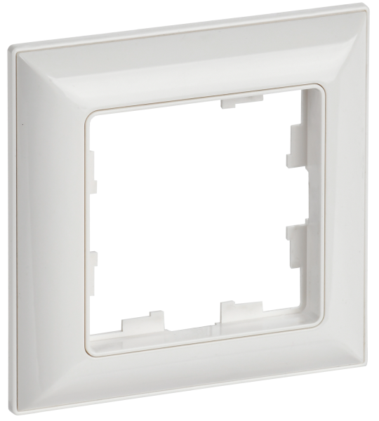 BRITE Рамка 1-мест. РУ-1-Бр бел./бел. IEK