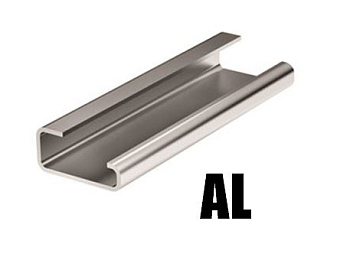 DIN-рейка алюминиевая, с насечкой G1, 32х15мм. DKC