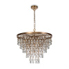Подвесной светильник 9*E14 40Вт Золото IP20 Linn MOD091PL-09G Maytoni