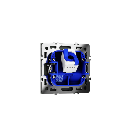 Розетка компьютерная встраиваемая Voltum S70 RJ45 КАТ.6, (титан)