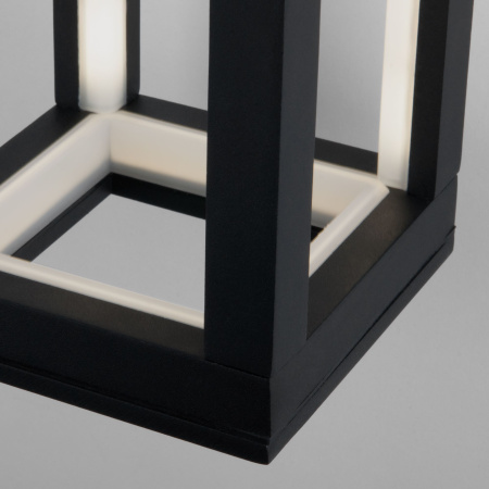 Уличный настенный светодиодный светильник 12Вт 4000К черный IP54 Frame (a051855) Elektrostandard